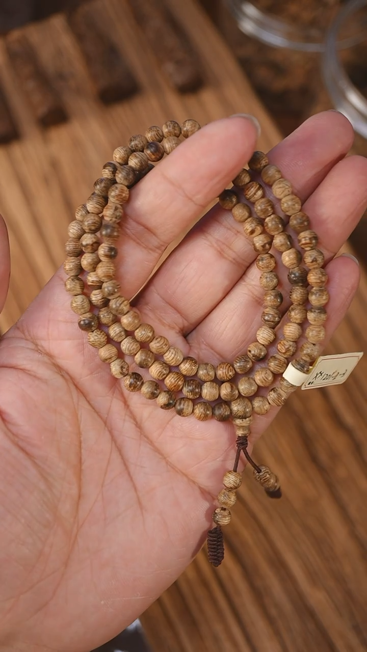 沉香手串文莱蛇皮纹0.52-5.5克xx1202
