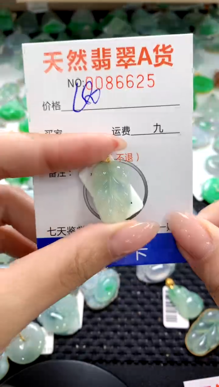 翡翠18K金镶嵌颈饰1111111111111111