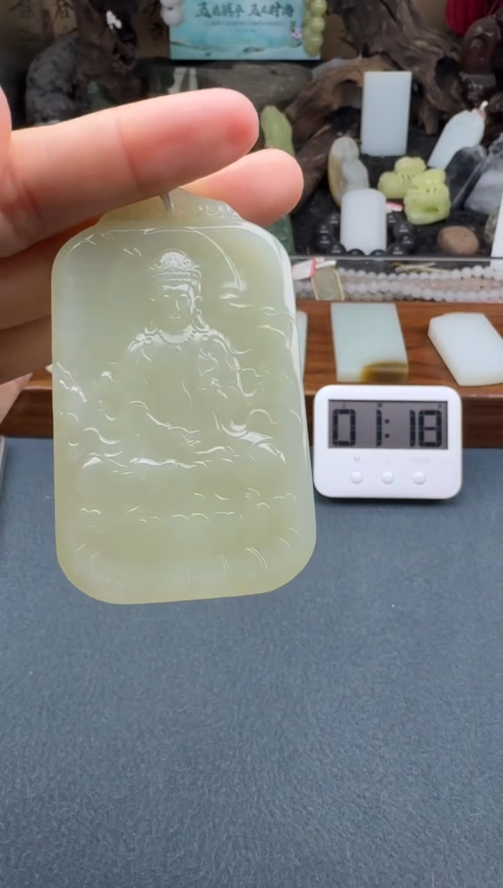 【闪购商品】和田玉颈饰未镶嵌开心
