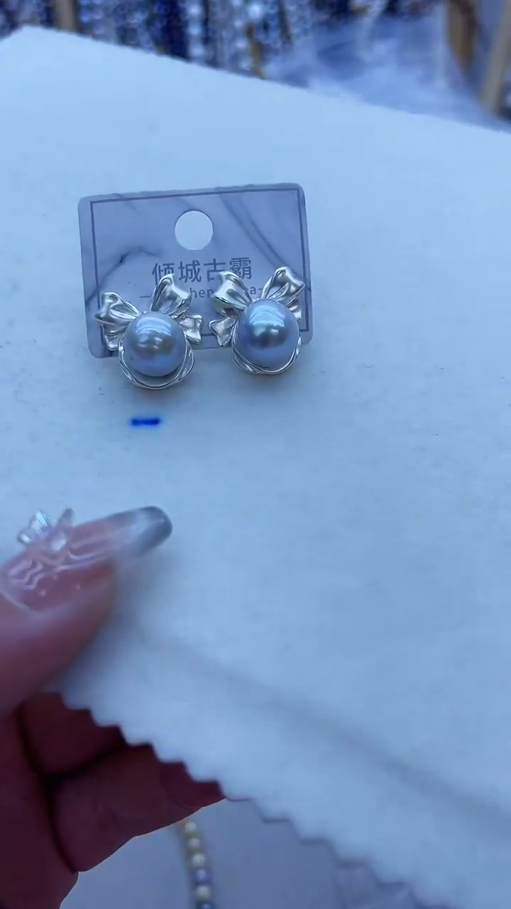 【闪购商品】淡水珍珠耳饰未镶嵌661