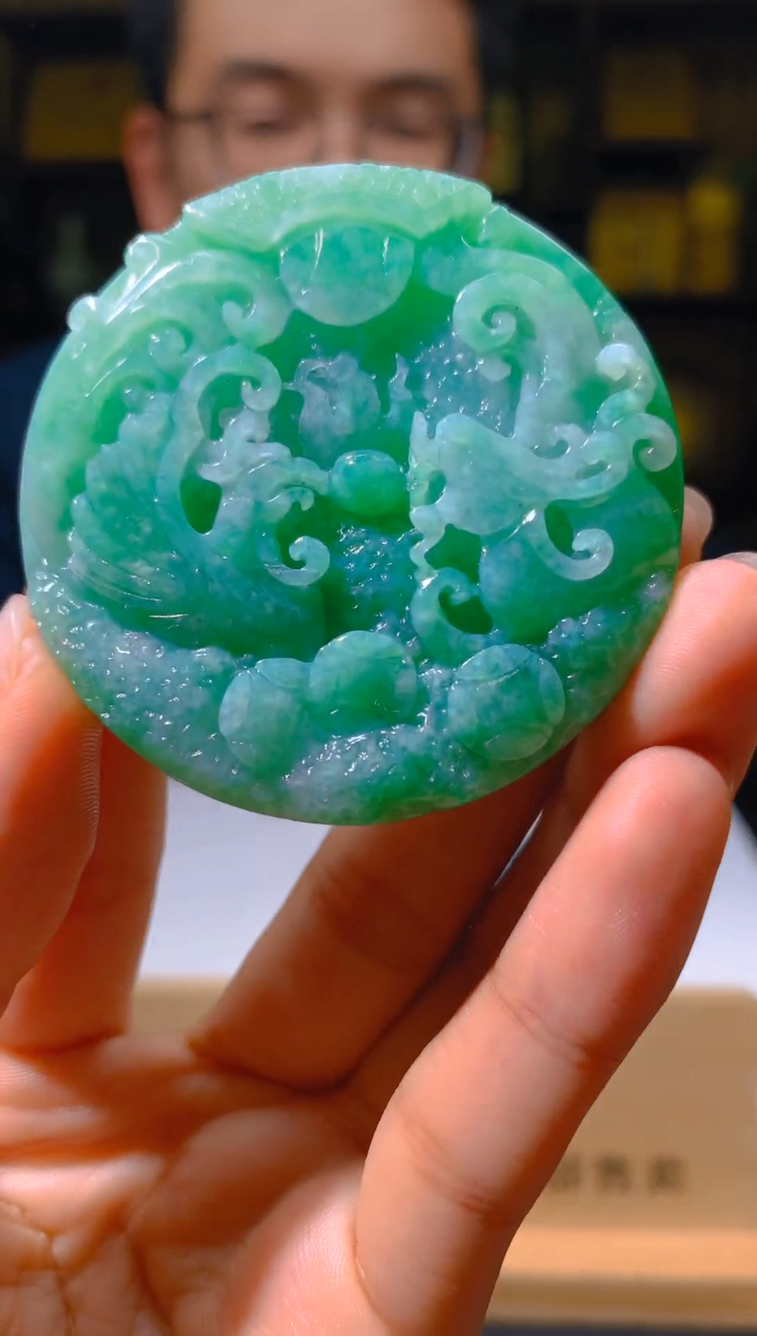 【闪购商品】定制翡翠未镶嵌L-@@QJYD028142