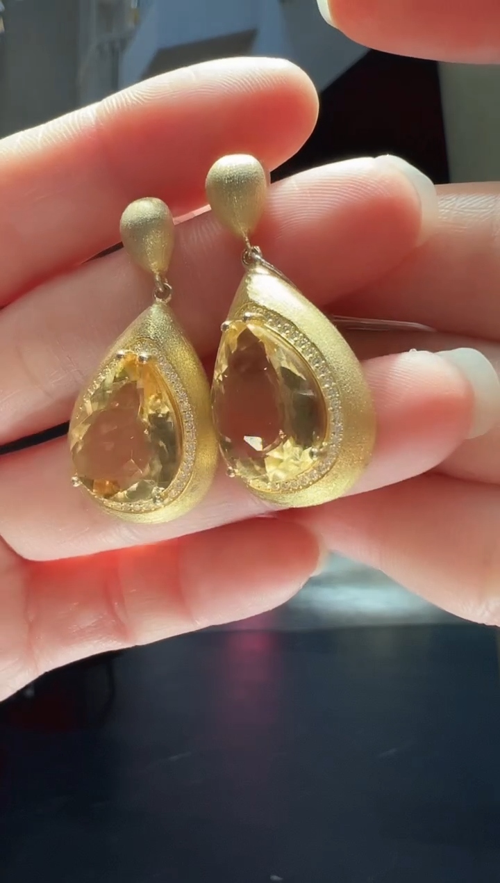 【闪购商品】水晶耳饰银S925镶嵌19】