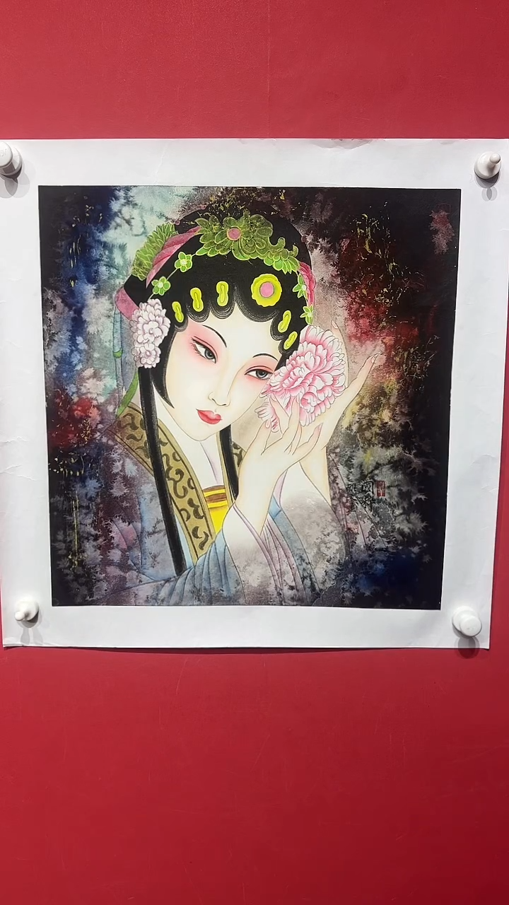 国画郑雅文-2平尺-国画