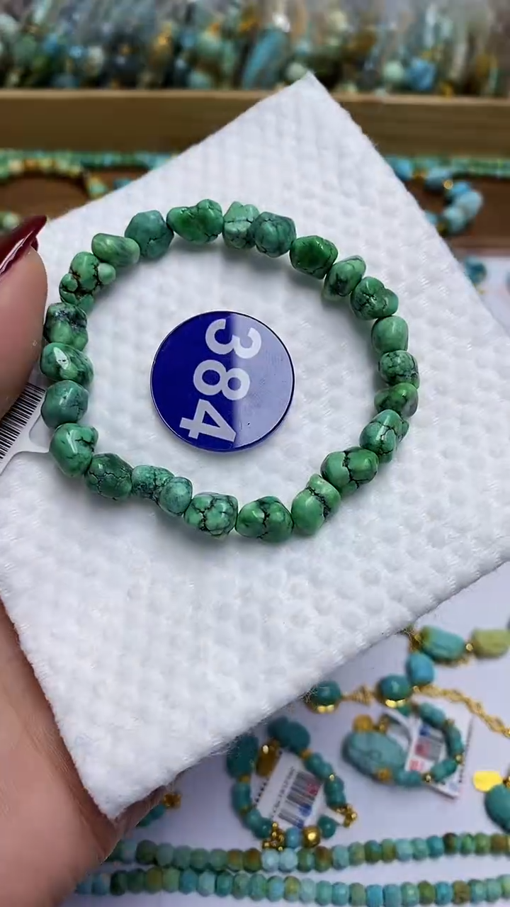 【闪购商品】绿松石手串未镶嵌384