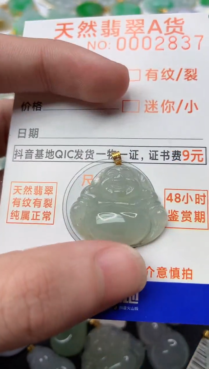 【闪购商品】翡翠颈饰18K金镶嵌5...........