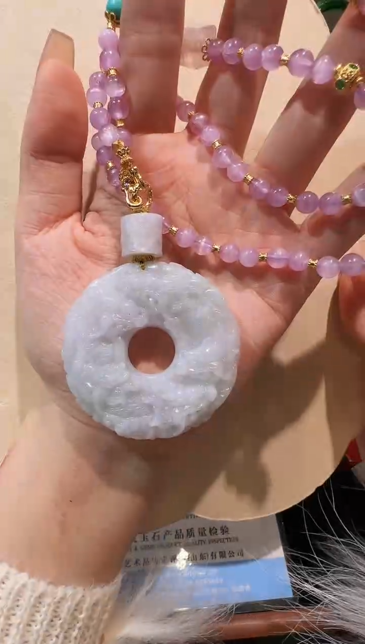 【闪购商品】翡翠颈饰未镶嵌国风