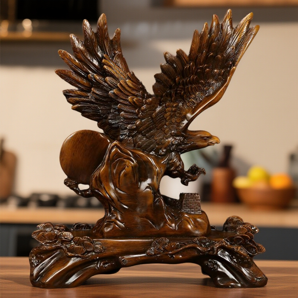 【大展宏图】拼搏雄鹰一飞冲天中式家居摆件【直播】O