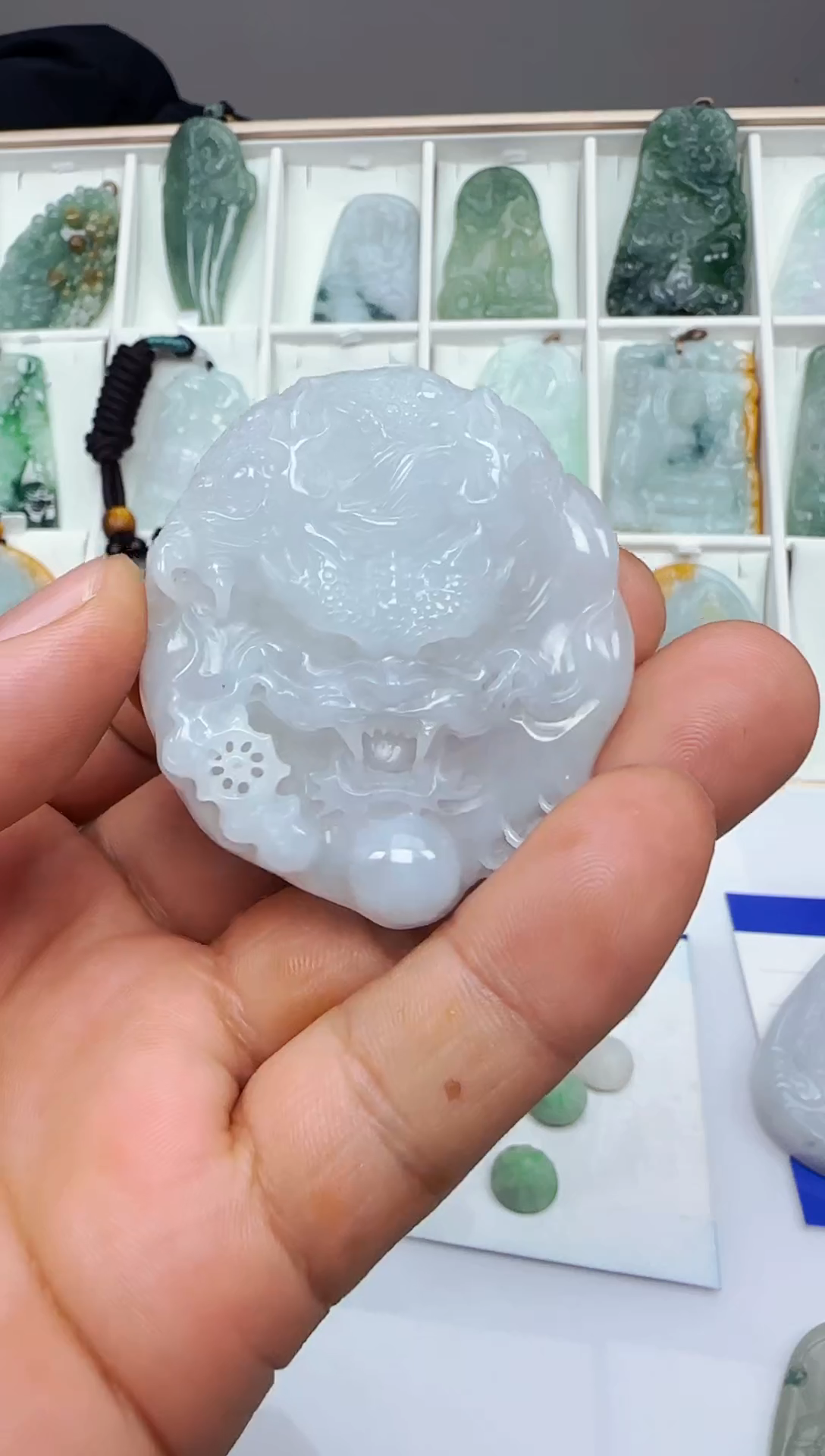 【闪购商品】翡翠颈饰未镶嵌缅甸天然A货翡翠