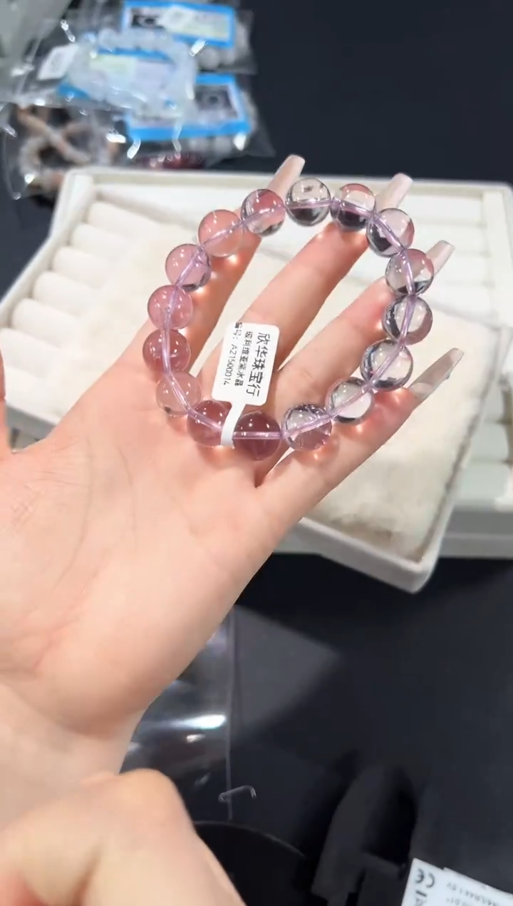 未镶嵌手串水晶60c多样性发其一【1条】默认微瑕