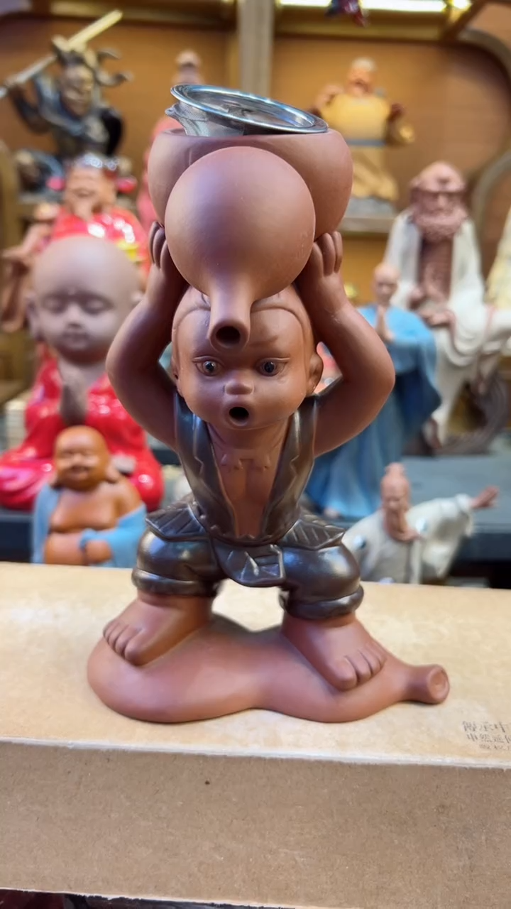 【闪购商品】紫砂茶宠器闵茶宠摆件