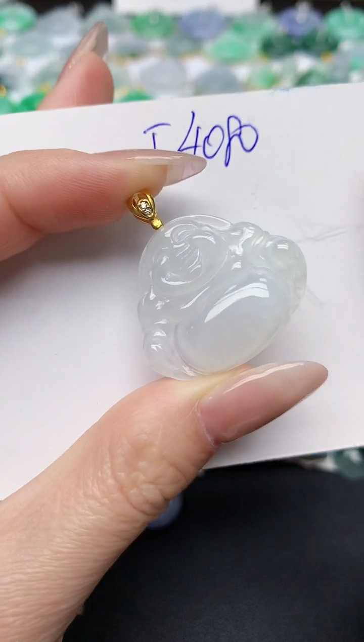 颈饰未镶嵌翡翠天然缅甸A货翡翠百元以上9元证书费自理