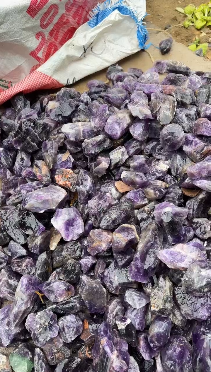 【闪购商品】水晶摆件未镶嵌茶水晶 500g