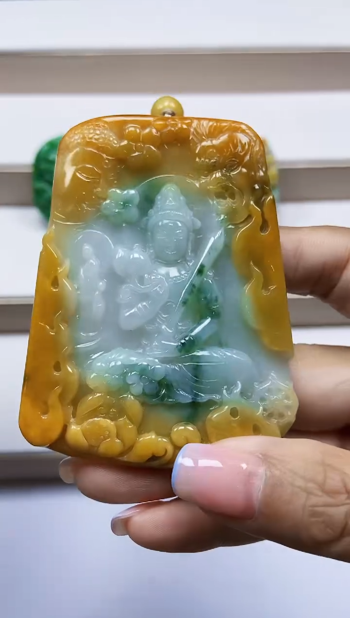 颈饰未镶嵌翡翠翡翠A货