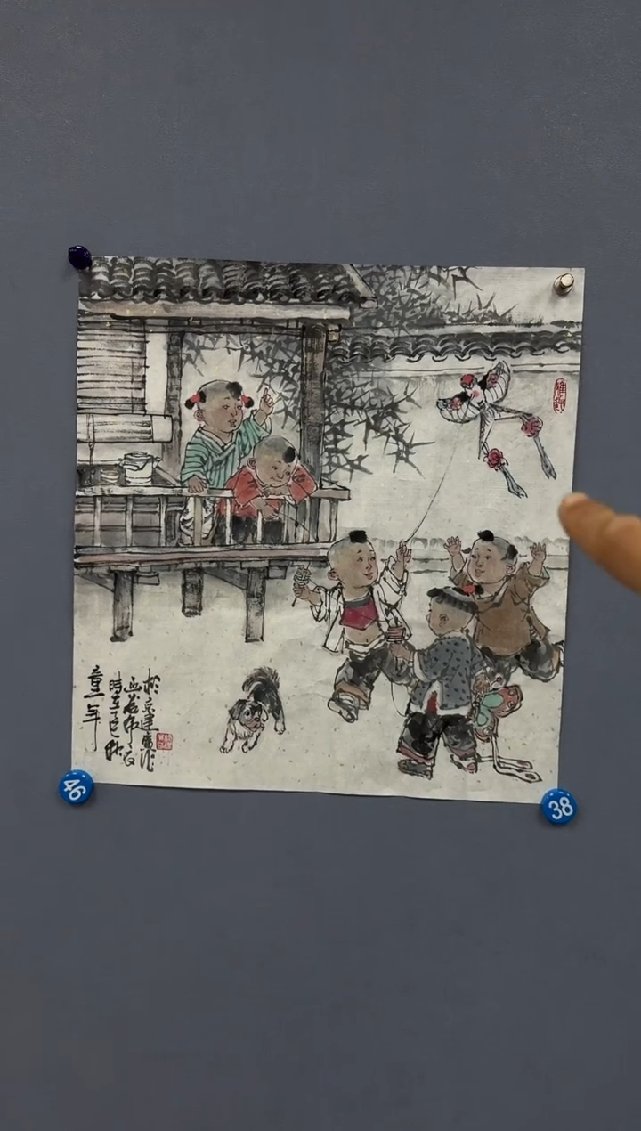 国画炳山艺术--姚老师作品