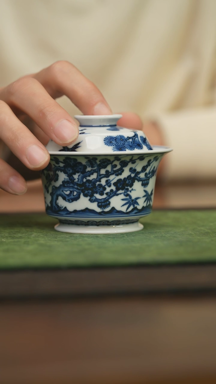 【闪购商品】杯柴窑青花破价福利