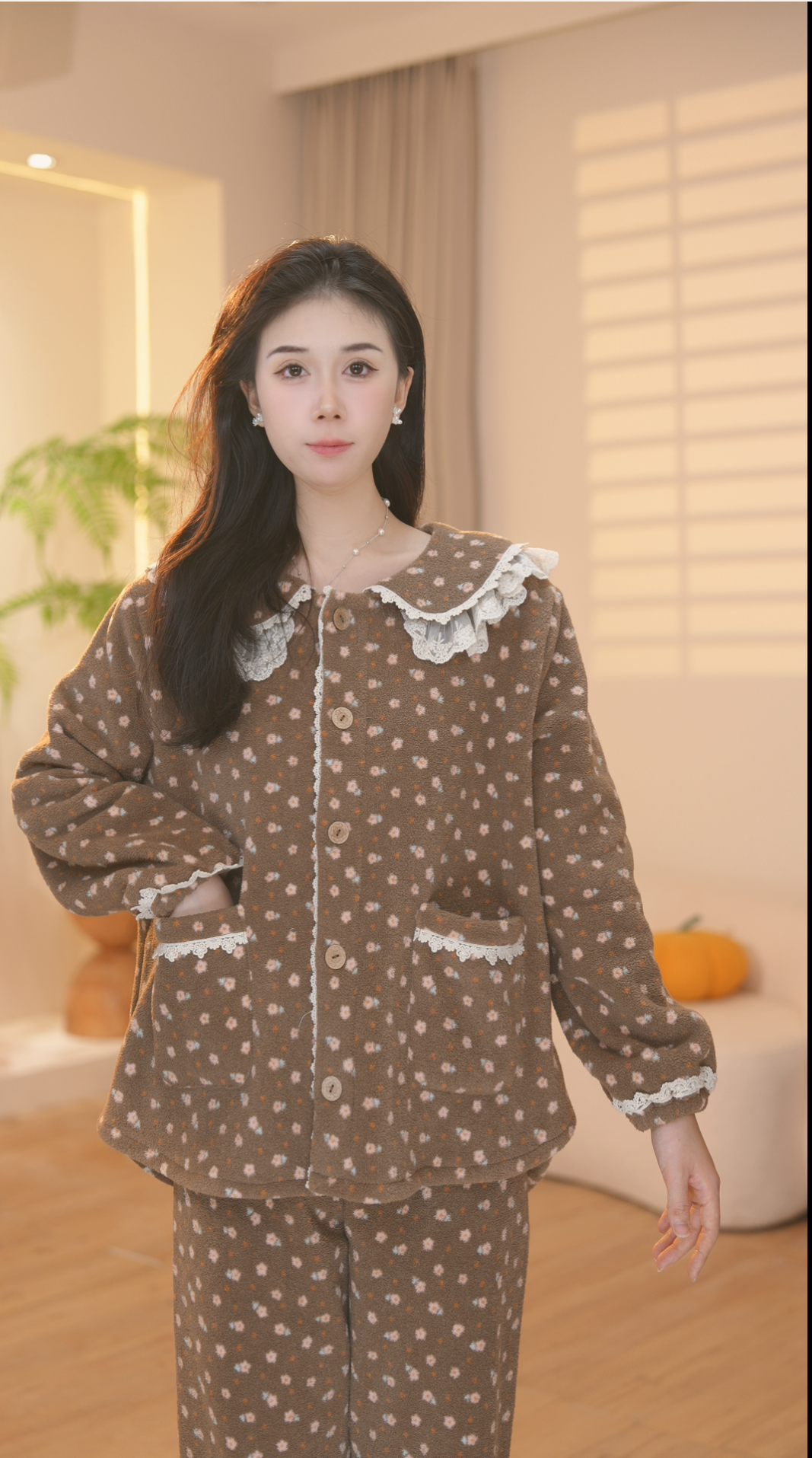 【冰冰专属】新款2025秋冬舒适时尚绒睡衣可外穿长袖家居服春秋CYR