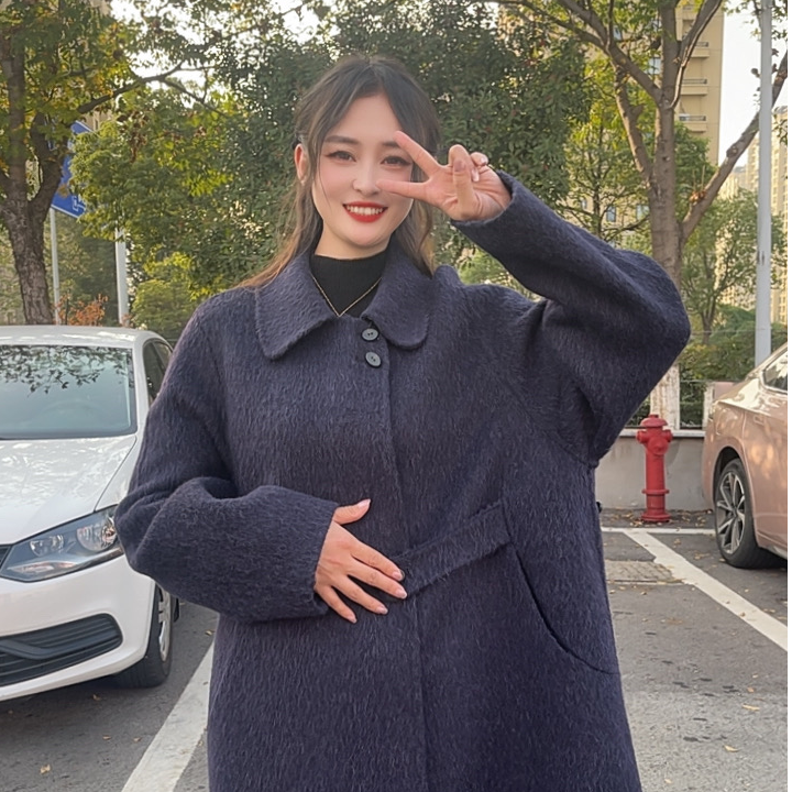 2025秋冬新款苏力羊驼毛25031上新气质时尚通勤百搭双面羊毛大衣