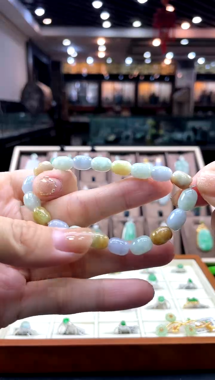 【闪购商品】翡翠手链未镶嵌手串