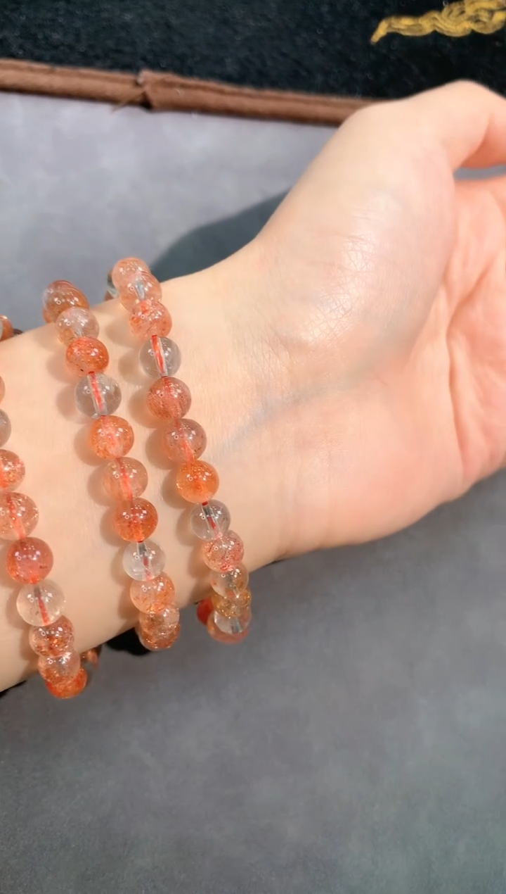 【闪购商品】日光石手链未镶嵌55阿鲁沙三圈6.5mm