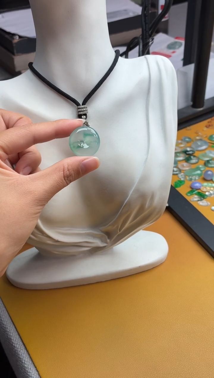 吊坠(不含链)未镶嵌翡翠14 平安扣 23 6.0