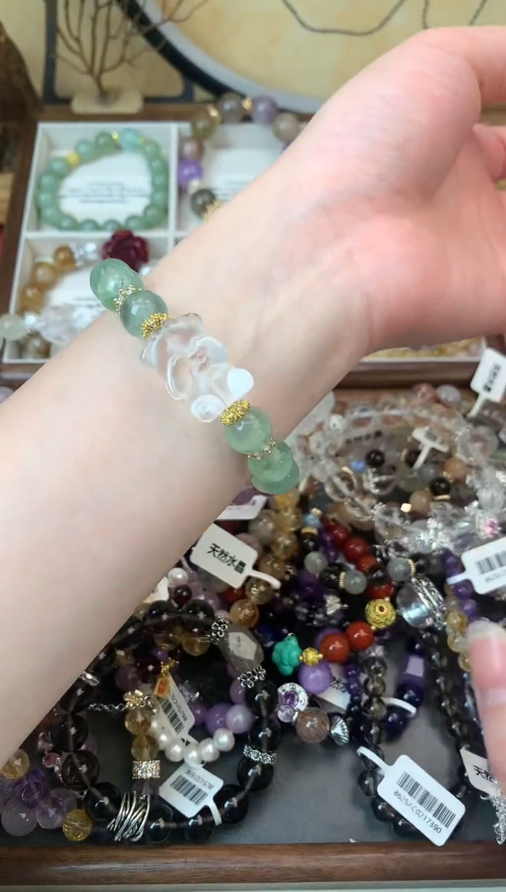 【闪购商品】萤石手链未镶嵌320手串