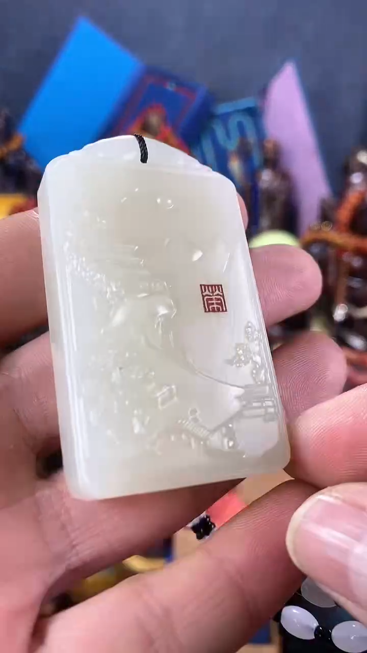 【闪购商品】和田玉（糖玉）挂件未镶嵌猪妹精品链接摆件