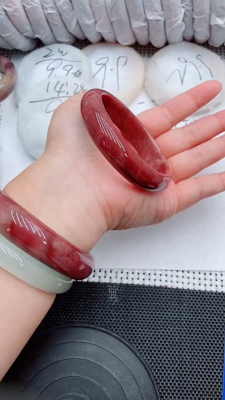 未镶嵌手镯石英质玉51-58-59