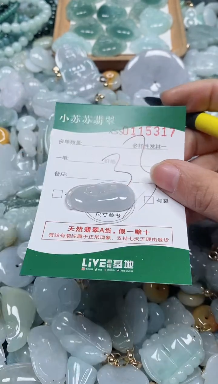 【闪购商品】翡翠颈饰未镶嵌闪购商品0115317