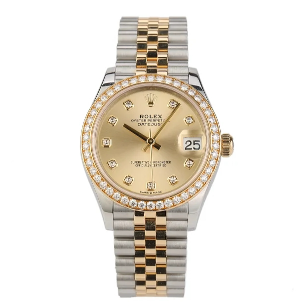 全新未使用 Rolex/劳力士 礼尚往来m278383卡25年劳力士女表029N6