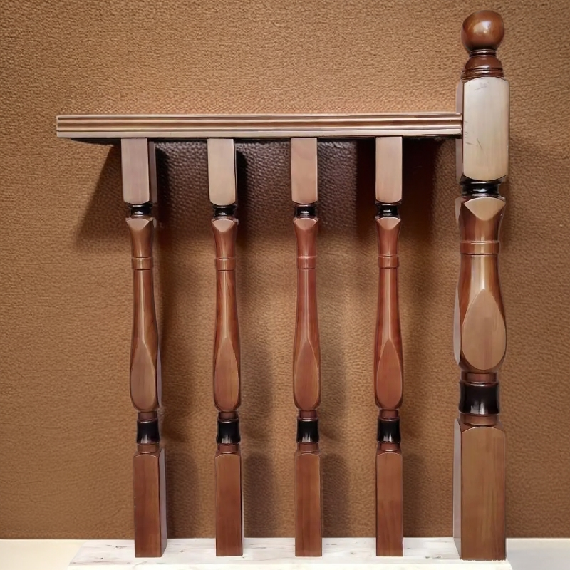 多种材质可定制室内家用简约风格实木楼梯扶手