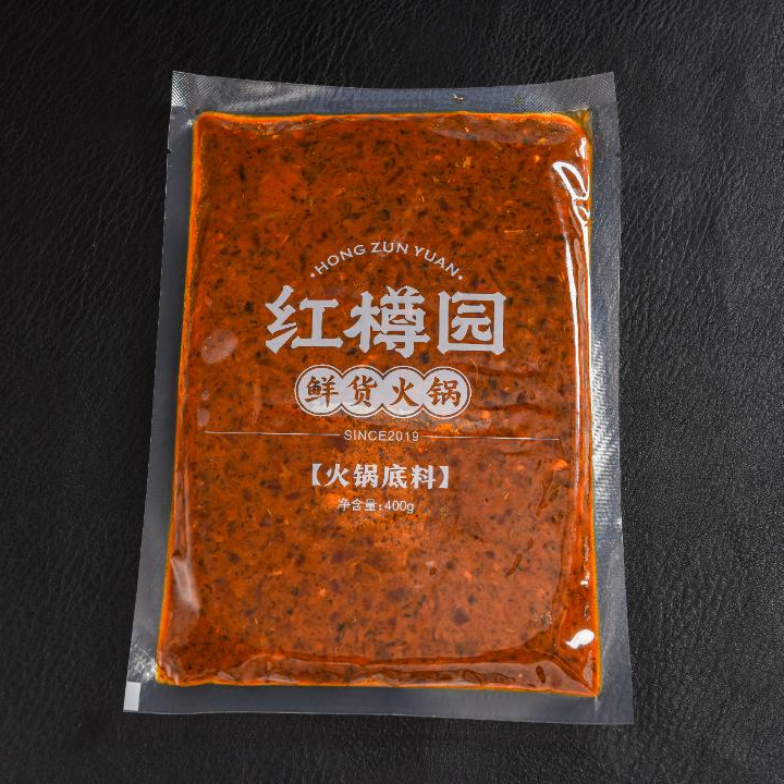 红樽园四川重庆正宗微辣牛油火锅底料纯料版400g高端连锁店同款