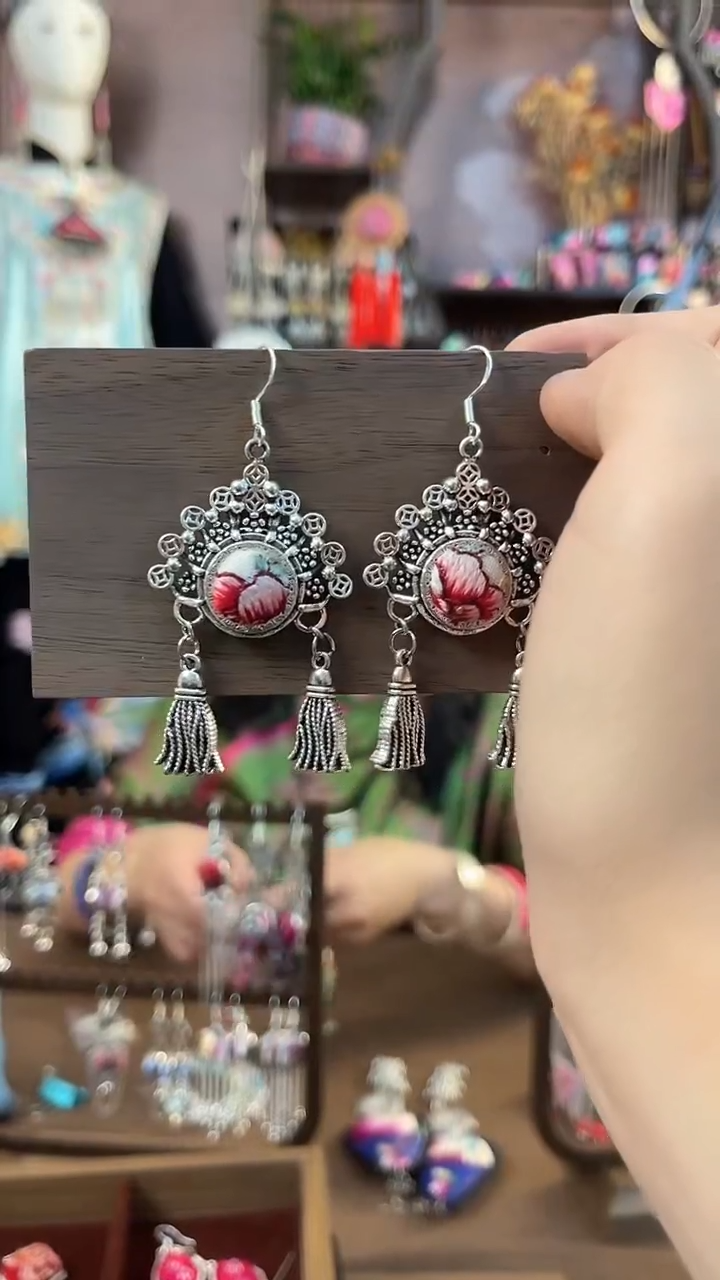 织绣民族风手工非遗老绣饰品832