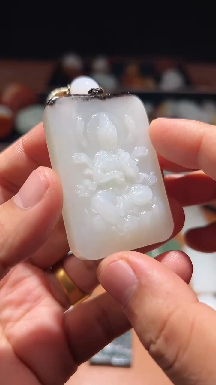 未镶嵌和田玉把件幸**满和田玉