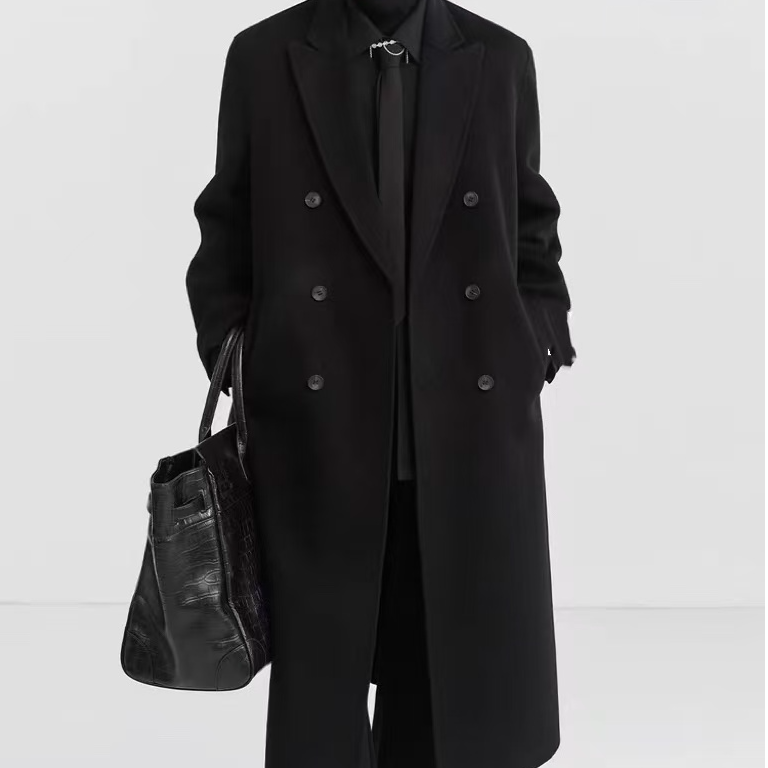 时尚长款大衣男女同款 加棉