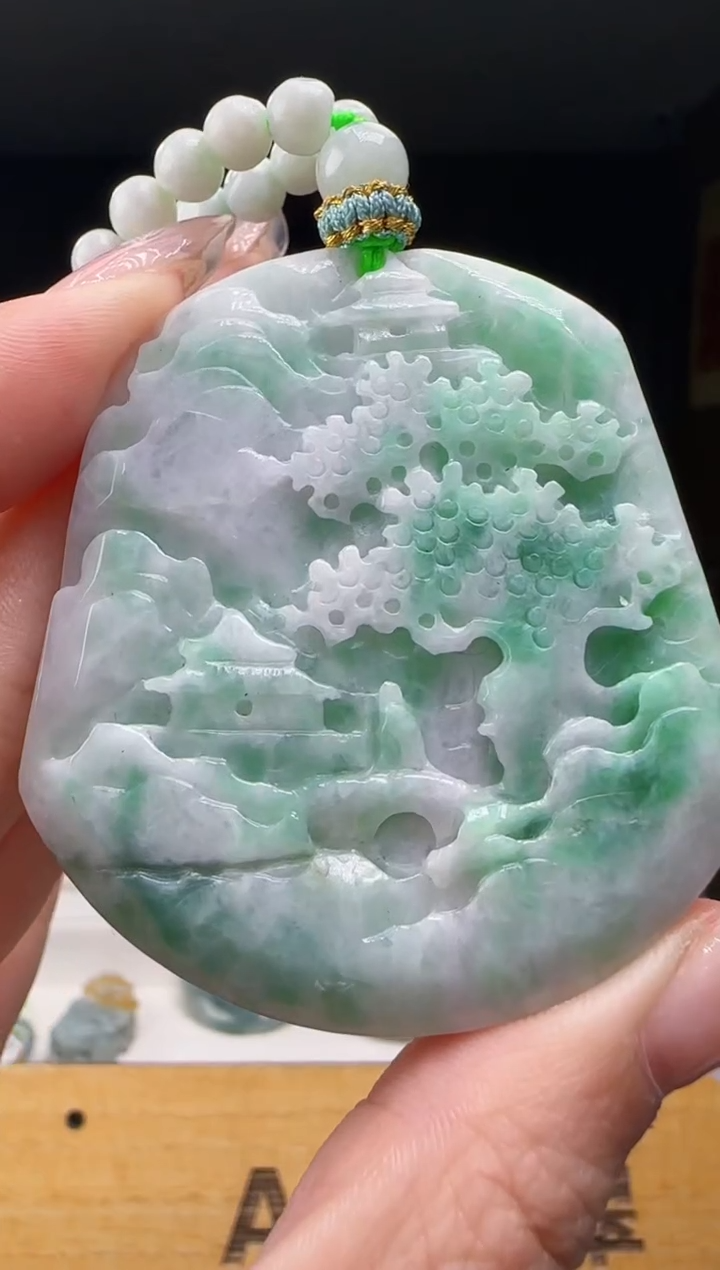 【闪购商品】翡翠吊坠(赠链)未镶嵌MM@@WS1WX28448