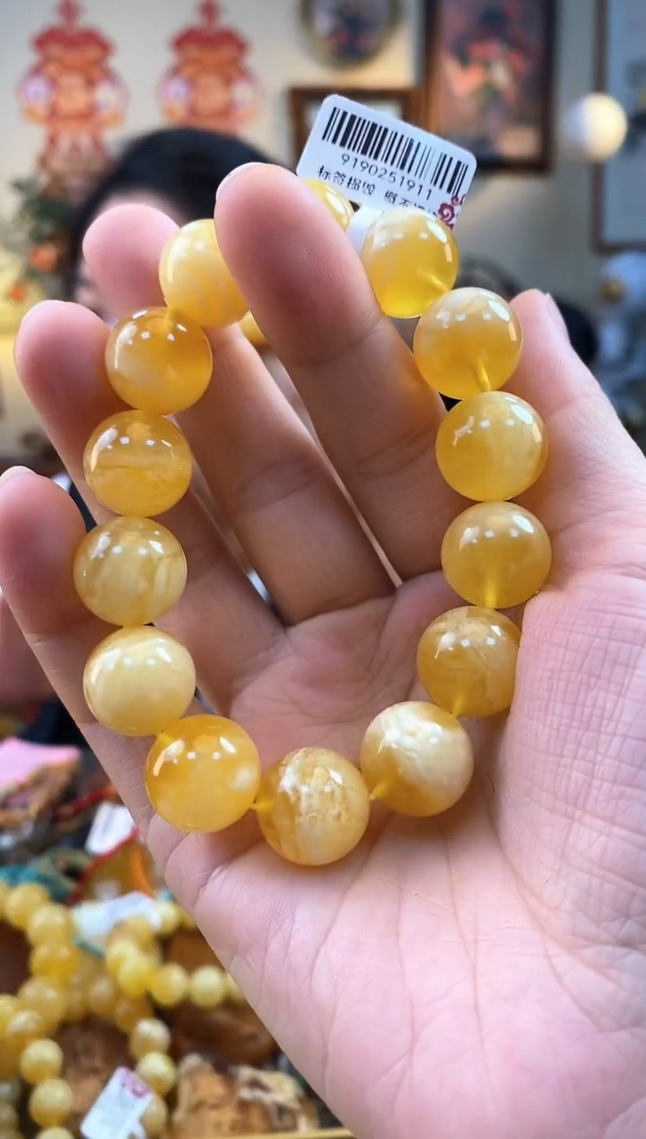 【闪购商品】琥珀手链未镶嵌手串