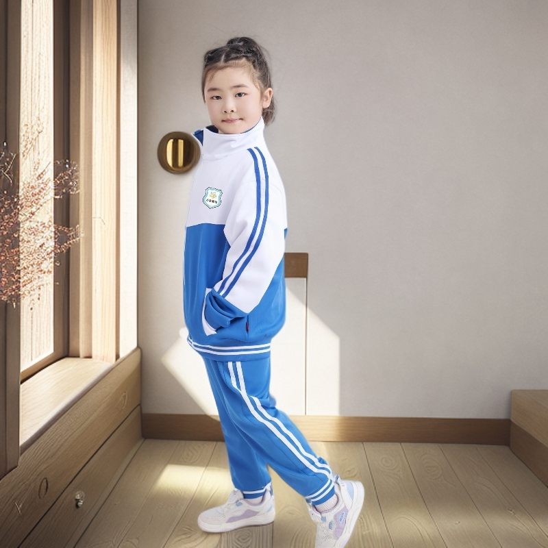 学生校服大冲小学同款夏季韩版春秋拼色洋气