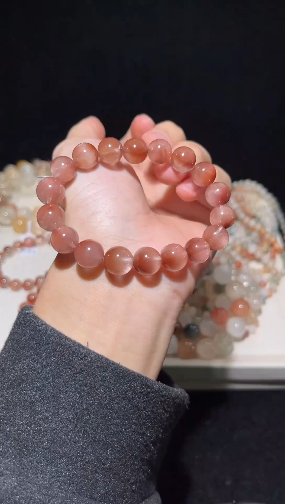 未镶嵌手串水晶13粉兔毛辉出厂价默认微瑕11