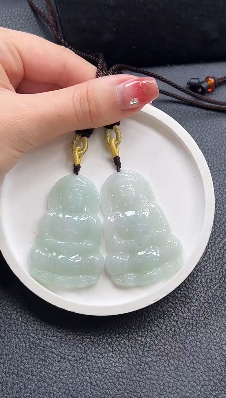 【闪购商品】翡翠颈饰未镶嵌YM970观音多样性发1件