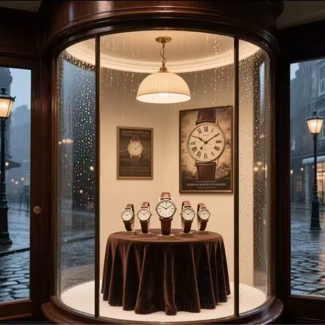 全新群轻奢男士手表简约大气背透薄款-按编号下单-威