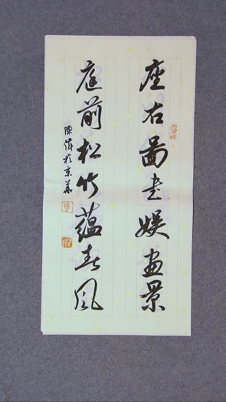 书法陈伟  湖北草书委员69*34两平尺