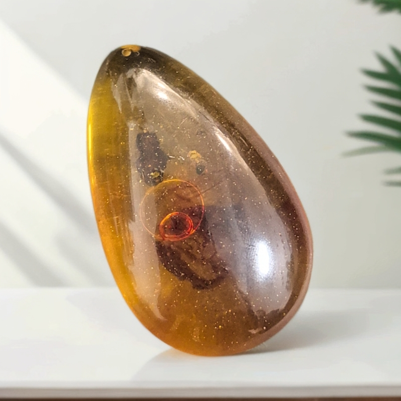 djy260高端黄色大水滴吊坠