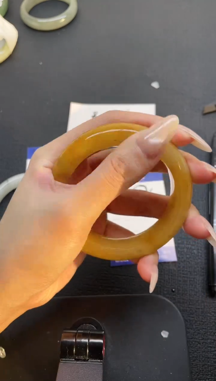 未镶嵌手镯石英质玉52-62