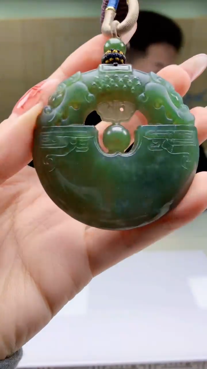 【闪购商品】定制翡翠未镶嵌 4917ty-毛货挂件132