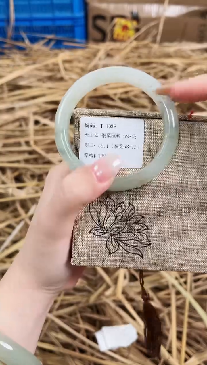 未镶嵌手镯石英质玉T1038