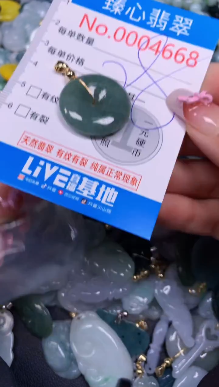 【闪购商品】翡翠颈饰未镶嵌含绳000