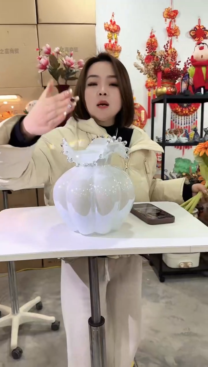 【闪购商品】玻璃于清花器F-早59