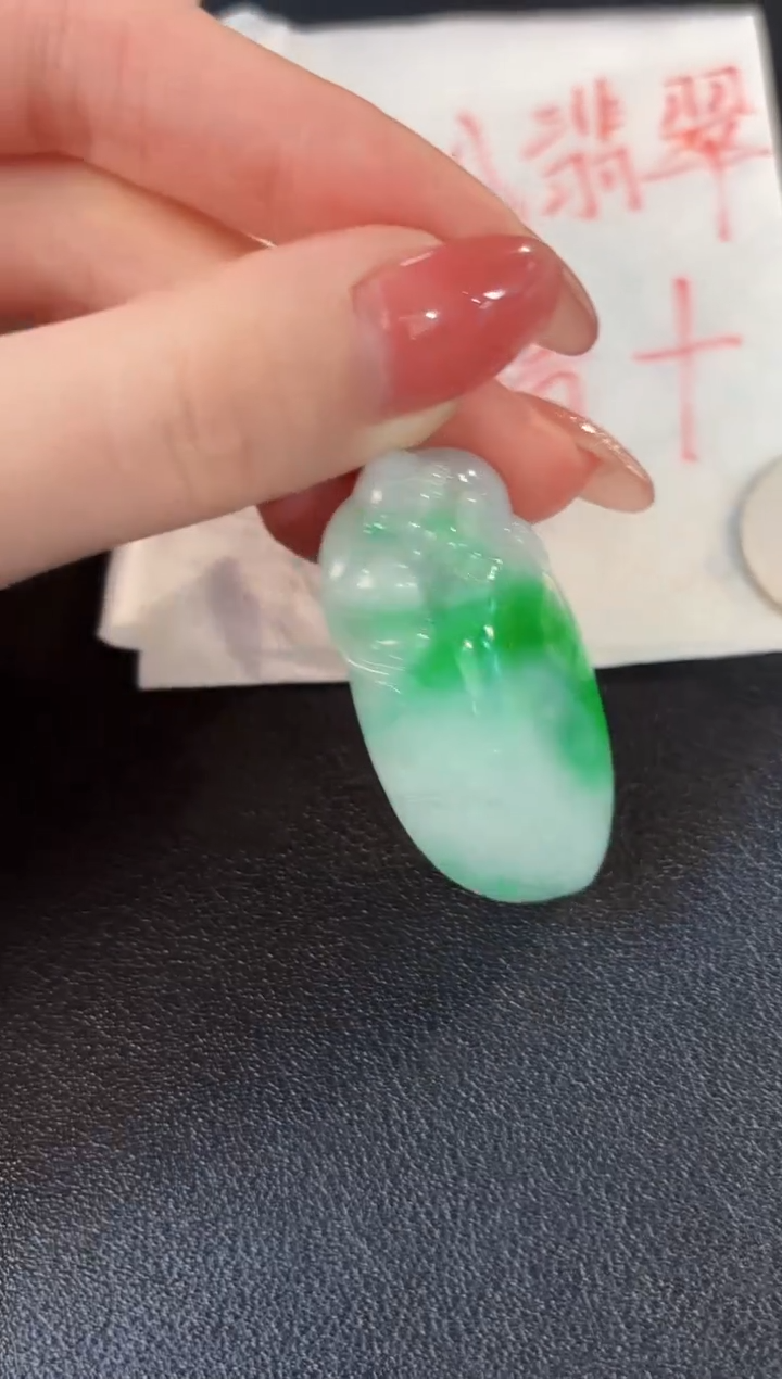 【闪购商品】翡翠颈饰18K金镶嵌缅料A货/支持复检/一件