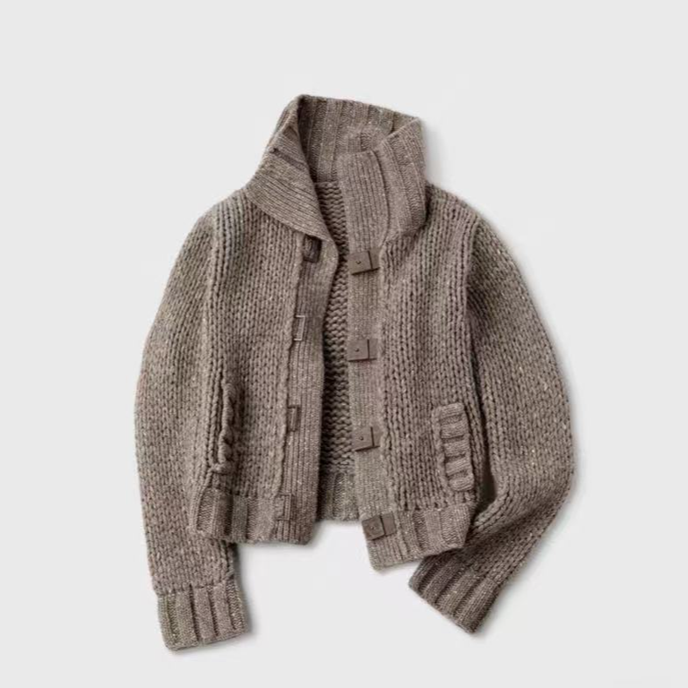 冬季女秋季针织毛针织衫女装秋冬休闲开衫