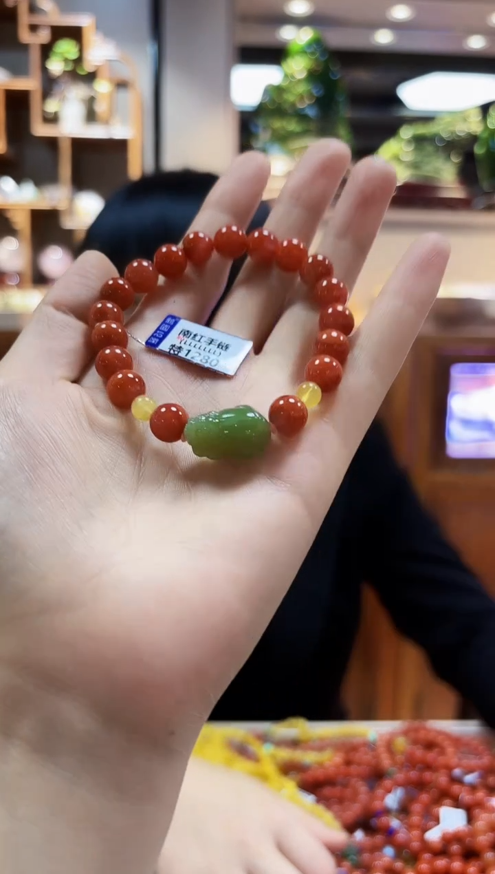 【闪购商品】南红玛瑙手链未镶嵌手链10